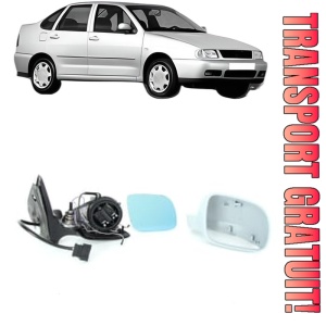 Oglinda Dreapta Volkswagen POLO III CLASSIC (6V2) din 1995 - 2002, Auto, Reglaj electric, Completa
