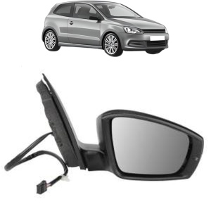 Oglinda Dreapta Volkswagen POLO V (6R1, 6C1) din 2009 - 2022, Auto, Reglaj electric, Completa - Img 2