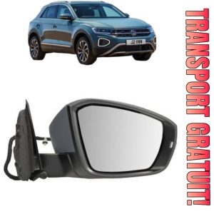 Oglinda Dreapta Volkswagen T-ROC (A11, D11) din 2017 - 2021, Auto, Reglaj electric, Completa