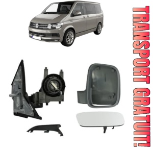 Oglinda Dreapta Volkswagen TRANSPORTER T5 Bus (7HB, 7HJ, 7EB, 7EJ) din 2003 - 2015, Auto, Reglaj manual, Completa
