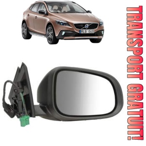 Oglinda Dreapta VOLVO V40 Cross Country (526) din 2012 - 2019, Auto, Reglaj electric, Completa