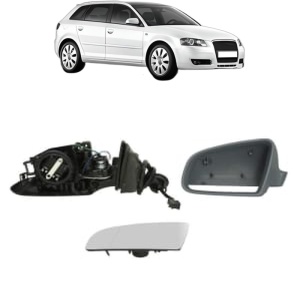 Oglinda Stanga AUDI A3 Sportback (8PA) din 2004 - 2013, Auto, Reglaj electric, Completa - Img 2