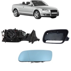Oglinda Stanga AUDI A4 B6 Convertible (8H7) din 2002 - 2005, Auto, Reglaj electric, Completa - Img 2