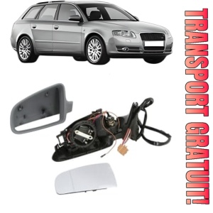 Oglinda Stanga AUDI A4 B7 Avant (8ED) din 2004 - 2008, Auto, Reglaj electric, Completa