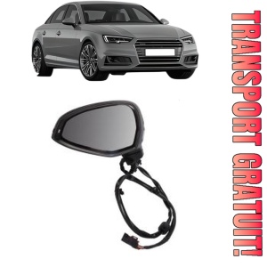 Oglinda Stanga AUDI A4 B9 (8W2, 8WC) din 2015 - 2019, Auto, Reglaj electric, Completa