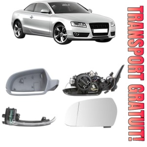 Oglinda Stanga AUDI A5 (8T3) din 2007 - 2017, Auto, Reglaj electric, Completa