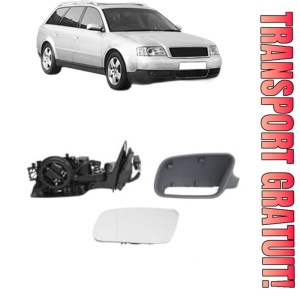 Oglinda Stanga AUDI A6 C5 Avant (4B5, 4B6) din 1997 - 2005, Auto, Reglaj electric, Completa