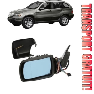 Oglinda Stanga BMW Seria X5 (E53) din 2000 - 2006, Auto, Reglaj electric, Completa
