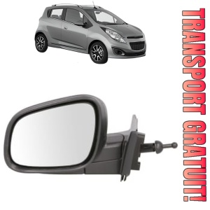 Oglinda Stanga CHEVROLET SPARK (M300) din 2009 - 2016, Auto, Reglaj mecanic, Completa