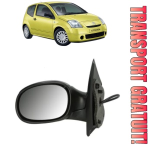 Oglinda Stanga CITROEN C2 ENTERPRISE (JG_) din 2003 - 2009, Auto, Reglaj electric, Completa
