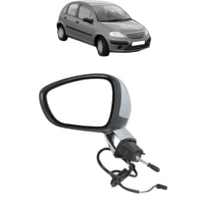 Oglinda Stanga CITROEN C3 I (FC_, FN_) din 2002 - 2012, Auto, Reglaj electric, Completa - Img 2