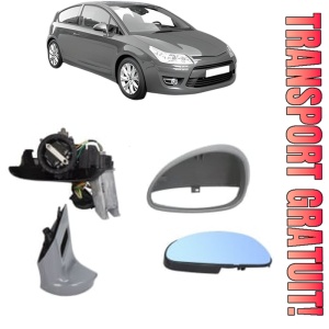 Oglinda Stanga CITROEN C4 Coupe (LA_) din 2004 - 2011, Auto, Reglaj electric, Completa