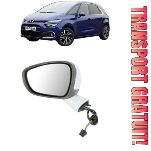 Oglinda Stanga CITROEN C4 PICASSO II din 2013 - 2018, Auto, Reglaj electric, Completa