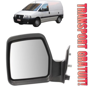 Oglinda Stanga CITROEN JUMPY I (U6U_) din 1995 - 2006, Auto, Reglaj manual, Completa