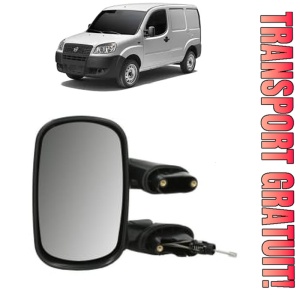 Oglinda Stanga FIAT DOBLO Box Body/MPV (223_) din 2001 - 2010, Auto, Reglaj mecanic, Completa