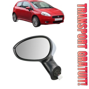 Oglinda Stanga FIAT GRANDE PUNTO (199_) din 2005 - 2015, Auto, Reglaj electric, Completa