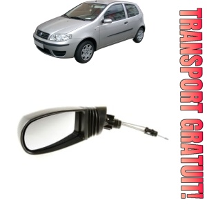 Oglinda Stanga FIAT PUNTO Hatchback Van (188_) din 2000 - 2010, Auto, Reglaj mecanic, Completa