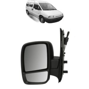 Oglinda Stanga FIAT SCUDO Bus (220_) din 1996 - 2006, Auto, Reglaj manual, Completa - Img 2