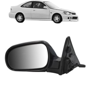 Oglinda Stanga HONDA CIVIC VI Coupe (EJ, EM1) din 1996 - 2000, Auto, Reglaj mecanic, Completa - Img 2