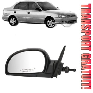 Oglinda Stanga HYUNDAI ACCENT II Saloon (LC) din 1999 - 2006, Auto, Reglaj mecanic, Completa