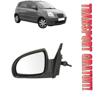 Oglinda Stanga KIA PICANTO I (SA) din 2004 - 2011, Auto, Reglaj mecanic, Completa