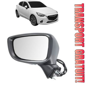 Oglinda Stanga MAZDA 2 Hatchback (DL, DJ) din 2014 - 2021, Auto, Reglaj electric, Completa