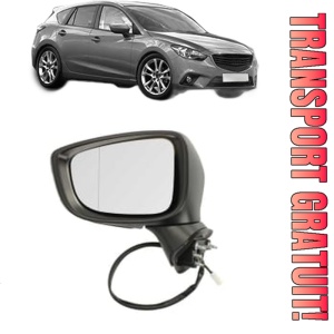 Oglinda Stanga MAZDA 3 (BM, BN) din 2013 - 2019, Auto, Reglaj electric, Completa