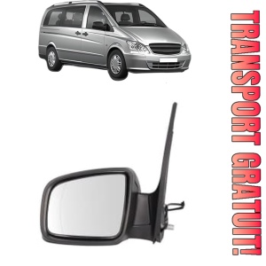 Oglinda Stanga MERCEDES-BENZ VITO Bus (W639) din 2003 - 2014, Auto, Reglaj electric, Completa