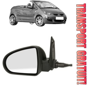 Oglinda Stanga MITSUBISHI COLT CZC VI Convertible (RG) din 2006 - 2009, Auto, Reglaj mecanic, Completa