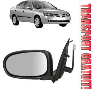Oglinda Stanga NISSAN ALMERA II (N16) din 2000 - 2006, Auto, Reglaj electric, Completa