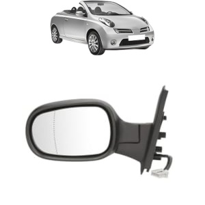 Oglinda Stanga NISSAN MICRA C+C III (K12) din 2005 - 2010, Auto, Reglaj electric, Completa - Img 2