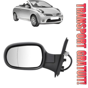 Oglinda Stanga NISSAN MICRA C+C III (K12) din 2005 - 2010, Auto, Reglaj electric, Completa