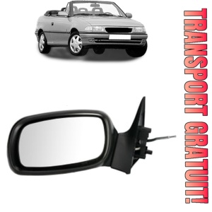 Oglinda Stanga OPEL ASTRA F Convertible (T92) din 1993 - 2001, Auto, Reglaj mecanic, Completa