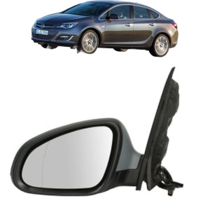 Oglinda Stanga OPEL ASTRA J Saloon din 2012 - 2015, Auto, Reglaj electric, Completa - Img 2