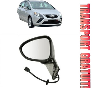 Oglinda Stanga OPEL ZAFIRA TOURER C VAN (P12) din 2012 - 2014, Auto, Reglaj electric, Completa