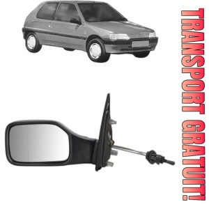 Oglinda Stanga PEUGEOT 106 I (1A, 1C) din 1991 - 1996, Auto, Reglaj mecanic, Completa