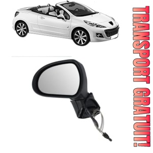 Oglinda Stanga PEUGEOT 207 CC (WD_) din 2007 - 2015, Auto, Reglaj mecanic, Completa