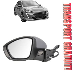 Oglinda Stanga PEUGEOT 208 II (UB_, UP_, UW_, UJ_) din 2019 - 2025, Auto, Reglaj electric, Completa