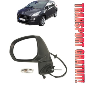 Oglinda Stanga PEUGEOT 3008 I MPV (0U_) din 2009 - 2016, Auto, Reglaj electric, Completa