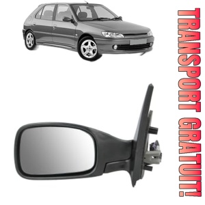 Oglinda Stanga PEUGEOT 306 Hatchback (7A, 7C, N3, N5) din 1993 - 2002, Auto, Reglaj electric, Completa