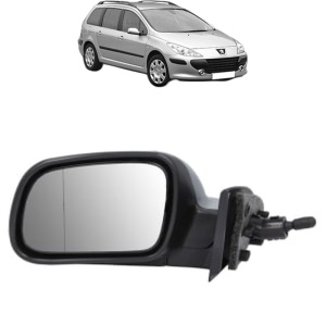 Oglinda Stanga PEUGEOT 307 Break (3E) din 2002 - 2009, Auto, Reglaj mecanic, Completa - Img 2