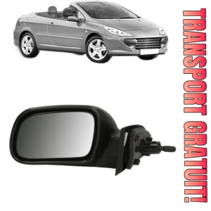 Oglinda Stanga PEUGEOT 307 CC (3B) din 2003 - 2009, Auto, Reglaj mecanic, Completa