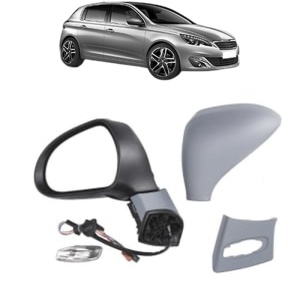 Oglinda Stanga PEUGEOT 308 II (LB_, LP_, LW_, LH_, L3_) din 2013 - 2021, Auto, Reglaj electric, Completa - Img 2