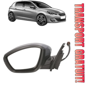 Oglinda Stanga PEUGEOT 308 II (LB_, LP_, LW_, LH_, L3_) din 2013 - 2021, Auto, Reglaj electric, Completa