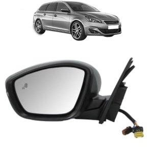 Oglinda Stanga PEUGEOT 308 SW II (LC_, LJ_, LR_, LX_, L4_) din 2014 - 2021, Auto, Reglaj electric, Completa - Img 2