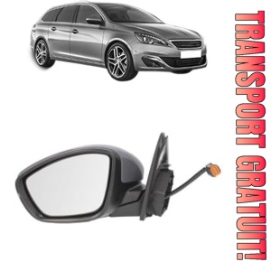 Oglinda Stanga PEUGEOT 308 SW II (LC_, LJ_, LR_, LX_, L4_) din 2014 - 2021, Auto, Reglaj electric, Completa