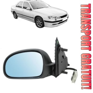 Oglinda Stanga PEUGEOT 406 (8B) din 1995 - 2004, Auto, Reglaj electric, Completa