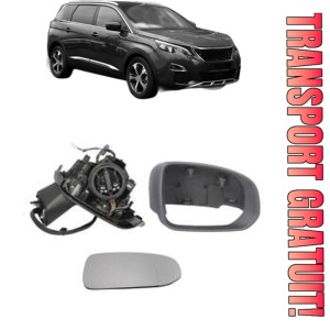 Oglinda Stanga PEUGEOT 5008 II (MC_, MJ_, MR_, M4_) din 2016 - 2023, Auto, Reglaj electric, Completa