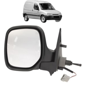 Oglinda Stanga PEUGEOT PARTNER Box Body/MPV (5_, G_) din 1996 - 2015, Auto, Reglaj mecanic, Completa - Img 2