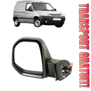 Oglinda Stanga PEUGEOT PARTNER Box Body/MPV din 2008 - 2016, Auto, Reglaj electric, Completa
